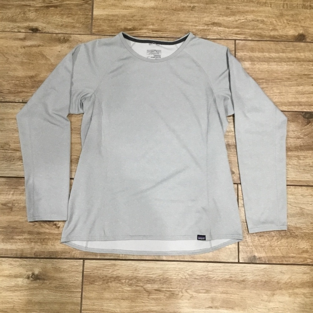 Patagonia Womens Capilene Baselayer Long Sleeve Shirt Midweight Polartec Size L